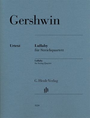 Cover for Gershwin · Lullaby für Streichquartett, S (Buch)