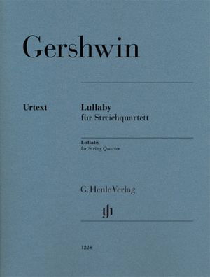 Cover for Gershwin · Lullaby für Streichquartett, S (Buch)