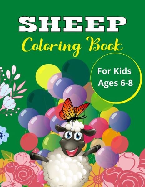 Cover for Ensumongr Publications · SHEEP Coloring Book For Kids Ages 6-8 (Pocketbok) (2020)