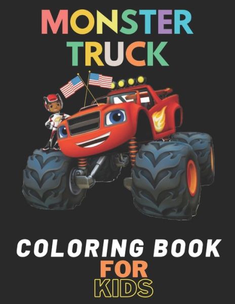 Cover for Karim El Ouaziry · Monster Truck Coloring Book (Paperback Book) (2020)