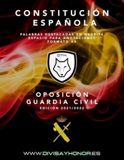Cover for Divisa Y Honor · Constitucion Espanola en formato A4 (Paperback Book) (2020)