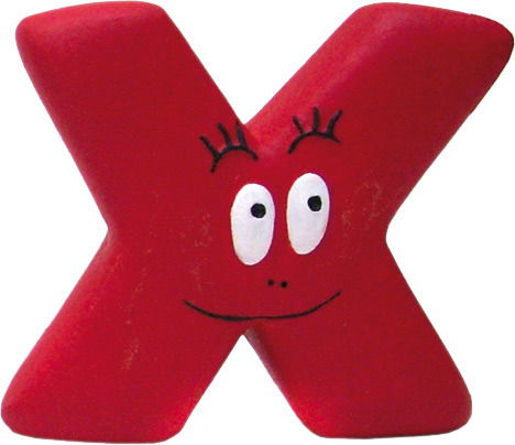 Cover for Plastoy 65924 · Plastoy 65924 - Barbapapa' - Lettera X Barbaforte (Toys)