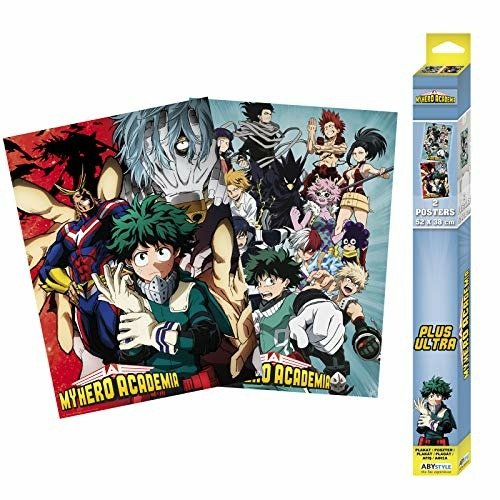 Cover for P.Derive · MY HERO ACADEMIA - Artworks - Set 2 posters 52x38 (Legetøj) (2020)