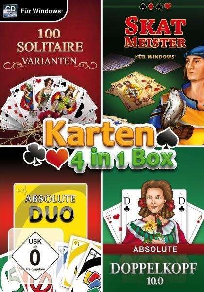 Karten - 4in1 Box - Game - Bordspel - Magnussoft - 4064210191244 - 4 augustus 2017