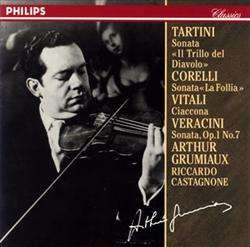 Cover for Arthur Grumiaux · Tartini / Corelli / Vitali / Veracini: Sonatas (CD) (2021)