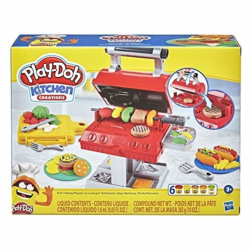 Super Grill Barbecue Play-Doh: 283 Gram (F0652) - Playdoh - Merchandise - Hasbro - 5010993786244 - 