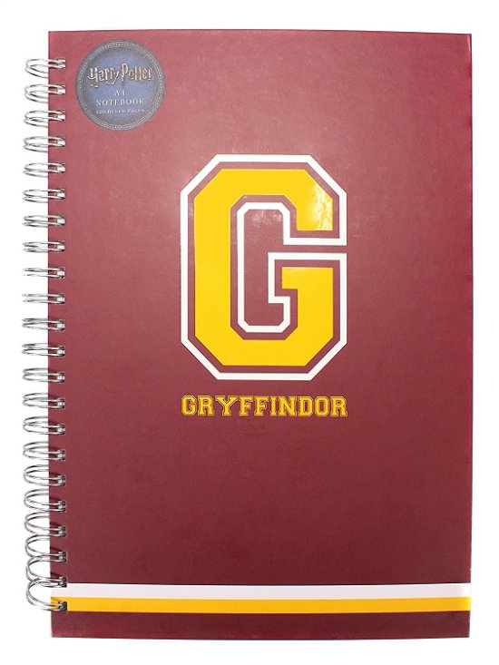 G For Gryffindor (A4 Notebook Wiro / Quaderno) - Harry Potter: Half Moon Bay - Merchandise - Half Moon Bay - 5055453456244 - 29. juni 2018