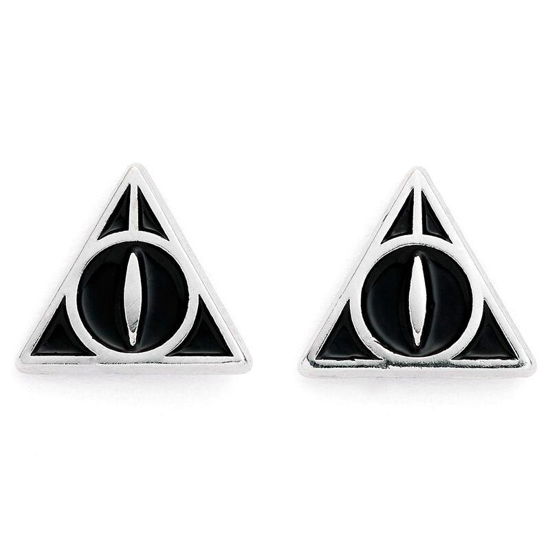 Cover for P.Derive · HARRY POTTER - Earrings - Deathly Hallows - Black (MERCH) (2022)