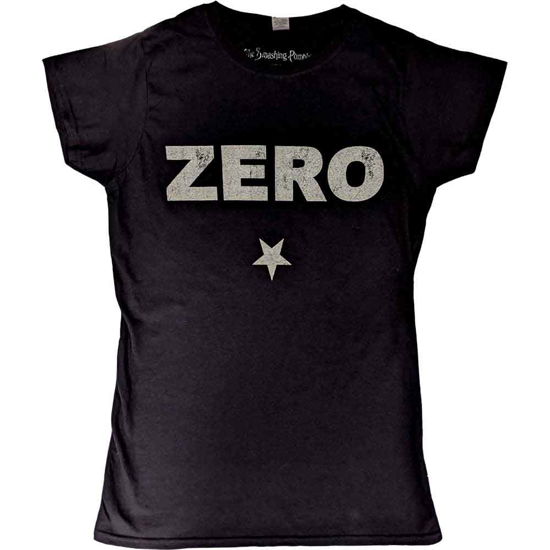 The Smashing Pumpkins Ladies T-Shirt: Zero Distressed - Smashing Pumpkins - The - Merchandise -  - 5055979952244 - 