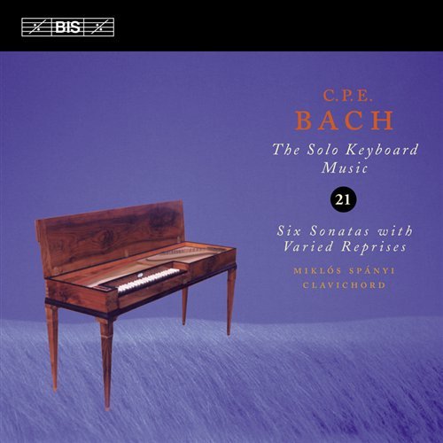 Cover for Bach,c.p.e. / Spanyi · Solo Keyboard Music 21 (CD) (2010)