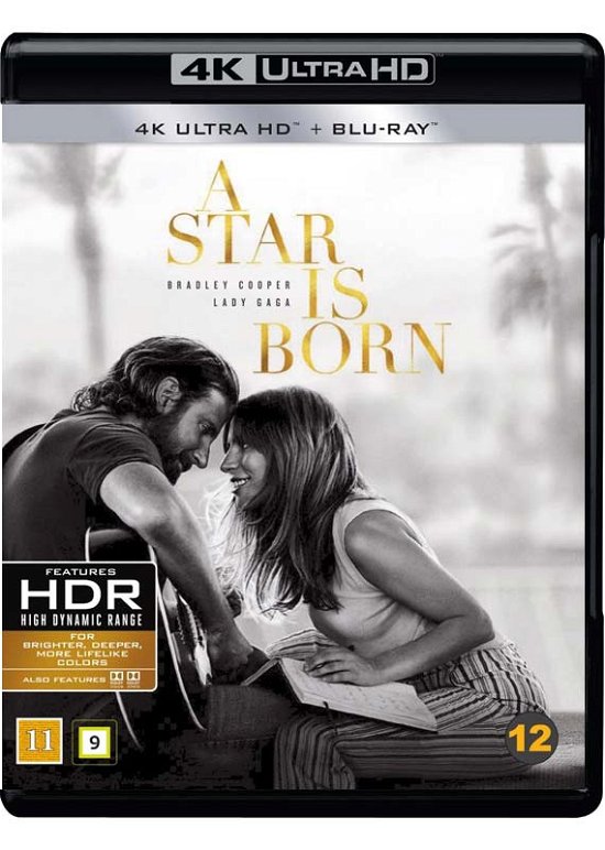 Cover for A Star Is Born (4K Ultra HD/BD) [4K edition] (2019)