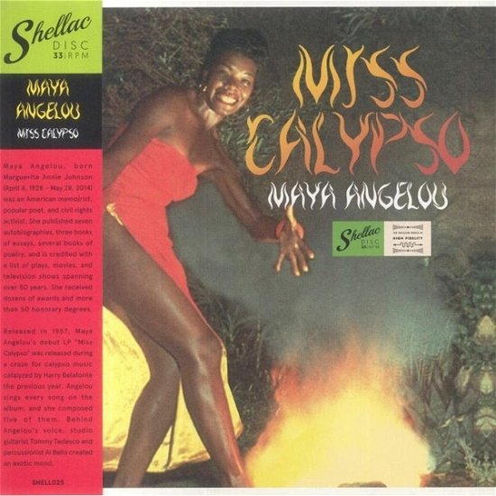 Miss Calypso - Maya Angelou - Music - SHELLAC DISCS - 8435307615244 - April 14, 2023