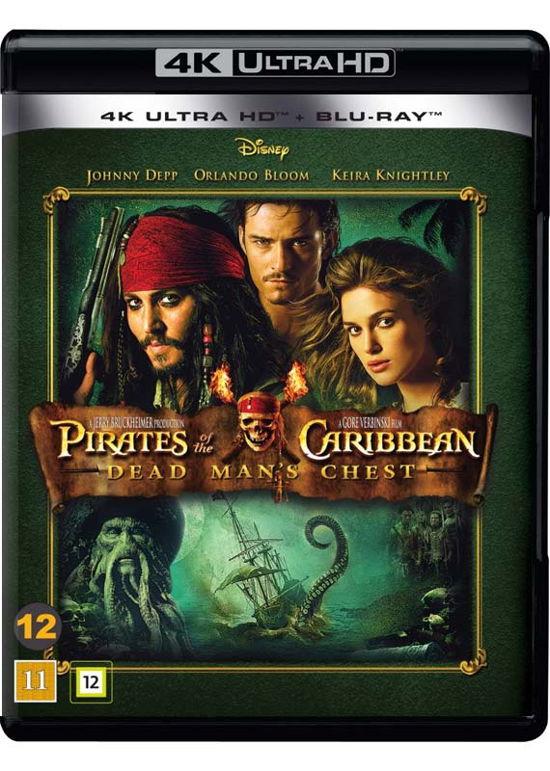 Cover for Pirates of the Caribbean · Pirates Of The Caribbean: Dead Man's Chest (4K UHD Blu-ray) (2022)