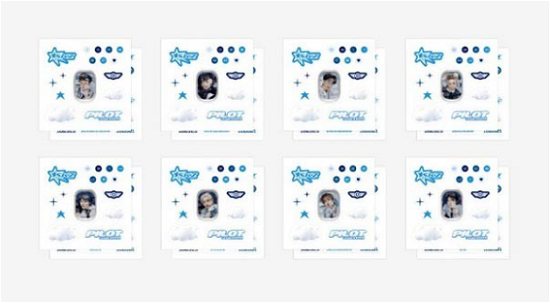 Cover for Stray Kids · Pilot Skzoo Smartphone Sticker Set (Sticker) [Official 5 Star Merchandise edition] [Lee Know] (2023)