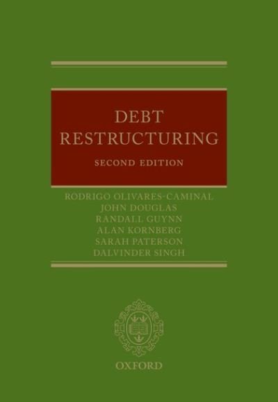 Cover for Ro Olivares-caminal · Debt Restructuring 2e Hardback (Hardcover bog) [2 Revised edition] (2016)