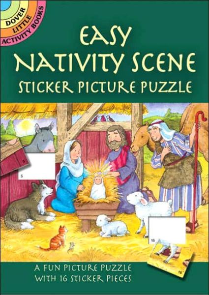 Easy Nativity Scene Sticker Picture Puzzle - Little Activity Books - Cathy Beylon - Koopwaar - Dover Publications Inc. - 9780486448244 - 28 juli 2006