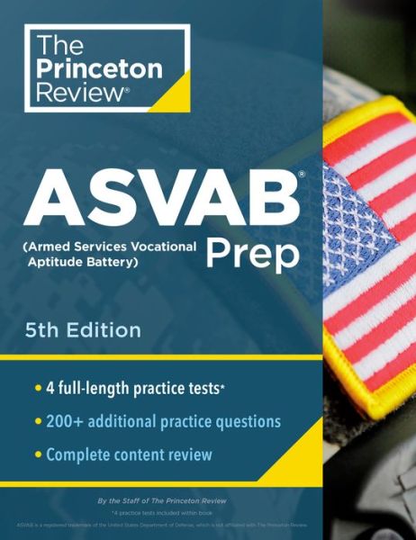 Cover for Princeton Review · Princeton Review ASVAB Prep - Professional Test Prep (Paperback Book) [5 Revised edition] (2020)