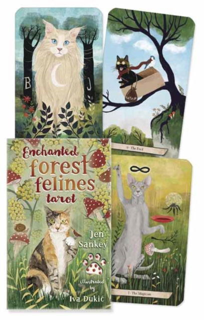 Jen Sankey · Enchanted Forest Felines Tarot (Book) (2024)