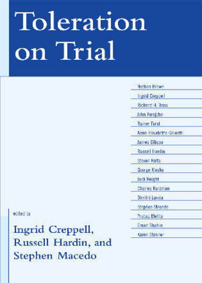 Cover for Ingrid Creppell · Toleration on Trial (Paperback Book) (2008)