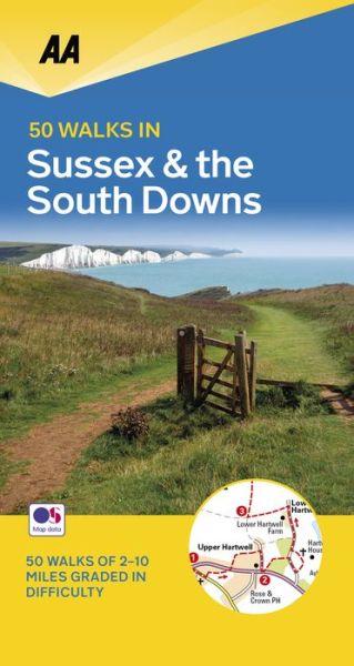 Cover for Aa Publishing · 50 Walks in Sussex - AA 50 Walks (Taschenbuch) [4 New edition] (2019)