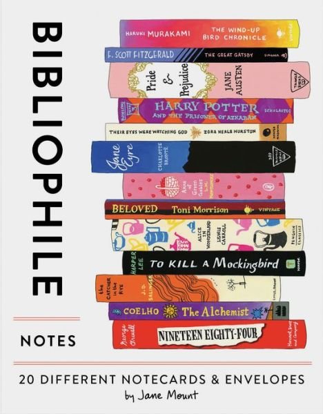 Bibliophile Notes: 20 Different Notecards & Envelopes - Bibliophile - Jane Mount - Boeken - Chronicle Books - 9781452167244 - 4 september 2018