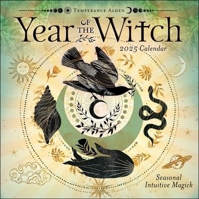 Year of the Witch 2025 Wall Calendar: Seasonal Intuitive Magick - Temperance Alden - Merchandise - Andrews McMeel Publishing - 9781524891244 - July 16, 2024