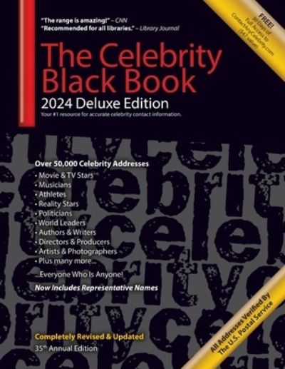 Cover for Contactanycelebrity Com · Celebrity Black Book 2024 (Book) (2023)