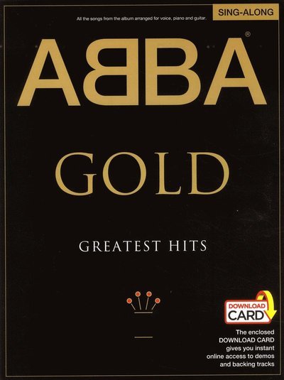 Cover for ABBA Gold , singalong (Book) (2018)