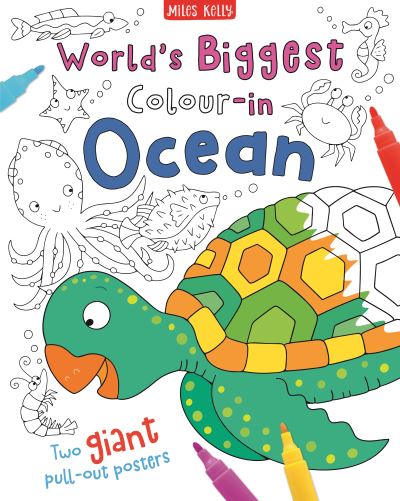 Cover for Miles Kelly · World's Biggest Colour-in Ocean - Giant Poster Packs (Paperback Bog) (2022)