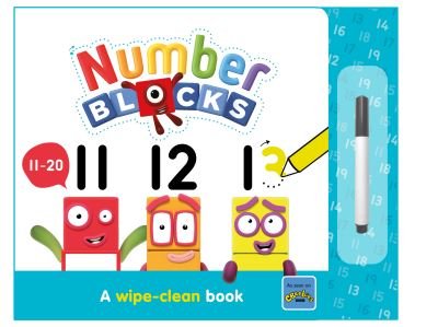 Cover for Numberblocks · Numberblocks 11-20: A Wipe-Clean Book - Numberblock Wipe Clean Titles (Board book) (2022)