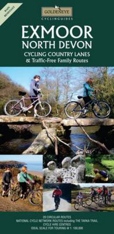 Cover for Al Churcher · Exmoor North Devon: Cycling Country Lanes &amp; Traffic-Free Family Routes - Goldeneye Cycling Guides (Kort) (2017)