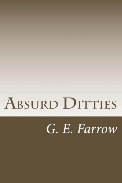 Cover for G E Farrow · Absurd Ditties (Paperback Bog) (2017)
