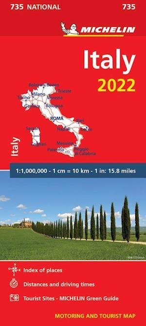 Cover for Michelin · Italy 2022 - Michelin National Map 735 (Landkarten) (2022)
