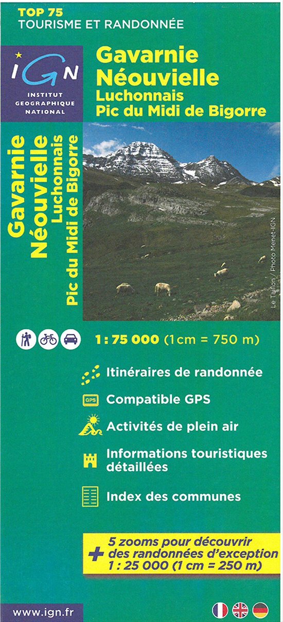 Cover for Ign · IGN TOP75: Gavarnie - Néouvielle - Luchonnais (Trykksaker) (2015)