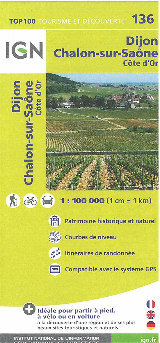 Cover for Ign · Dijon / Chalons-sur-Saone (Kort) (2015)