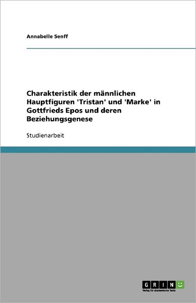 Cover for Senff · Charakteristik der männlichen Hau (Book) [German edition] (2009)
