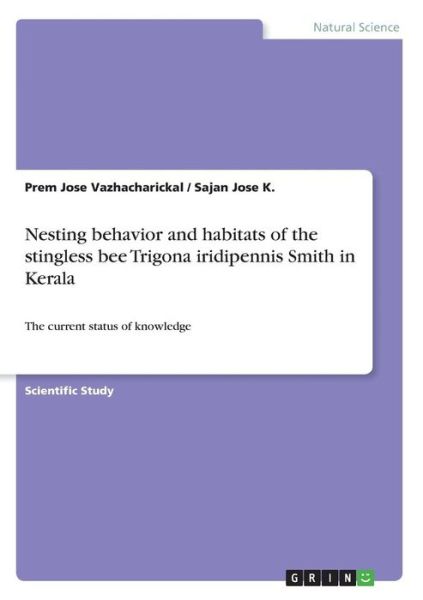 Cover for Vazhacharickal · Nesting behavior and hab (Book)