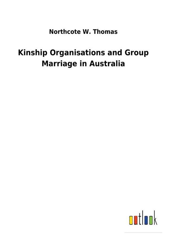 Cover for Thomas · Kinship Organisations and Group (Bog) (2018)