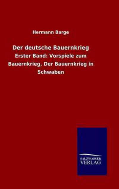Cover for Barge · Der deutsche Bauernkrieg (Buch) (2015)