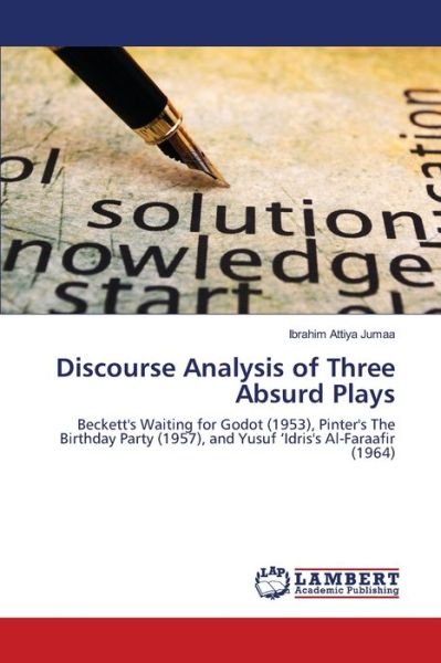 Cover for Jumaa · Discourse Analysis of Three Absur (Bok) (2020)