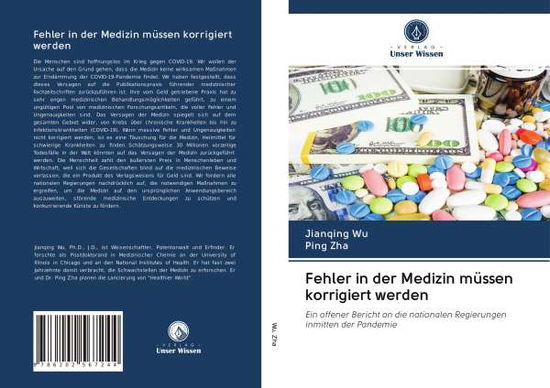 Fehler in der Medizin müssen korrigi - Wu - Książki -  - 9786202567244 - 