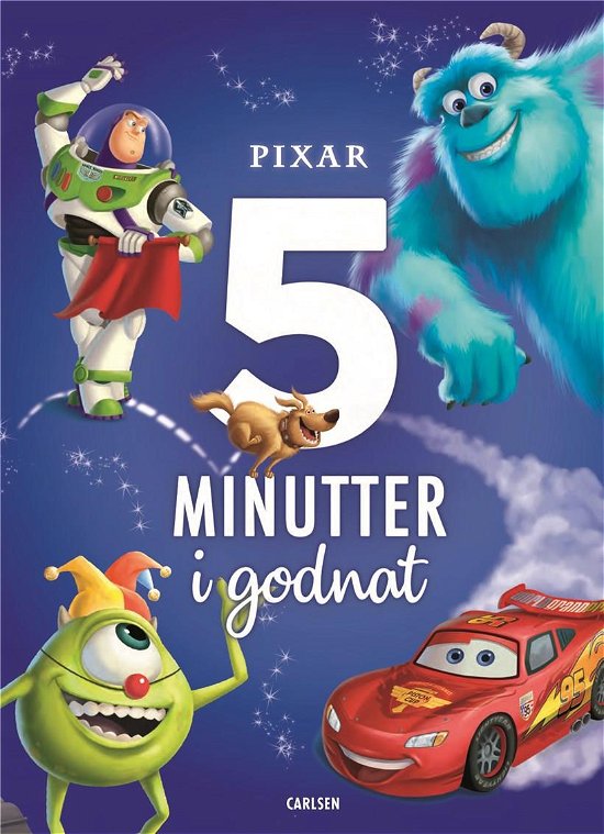 Cover for Disney; Disney Book Group; Disney Pixar · Fem minutter i godnat: Fem minutter i godnat - Pixar (Bound Book) [1st edition] (2020)
