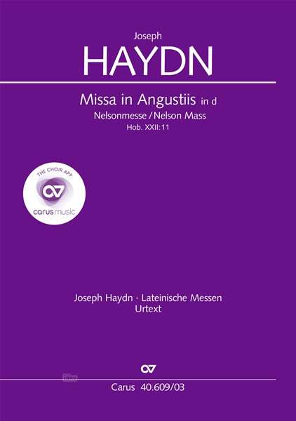 Cover for Haydn · Haydn:missa In Angustiis,ka.cv40.609/03 (Book)