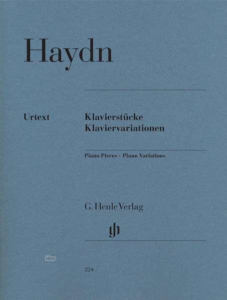 Cover for Haydn · Klavierstücke Klaviervar.HN224 (Bog) (2018)