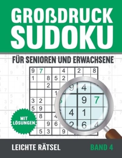 Cover for Visufactum Ratsel · Grossdruck Sudoku Fur Senioren: Leichte Sudoku Ratsel in Grosser Schrift mit Loesungen - Vol 4 (Taschenbuch) (2022)