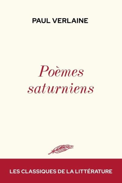 Cover for Paul Verlaine · Poemes saturniens (Paperback Book) (2021)