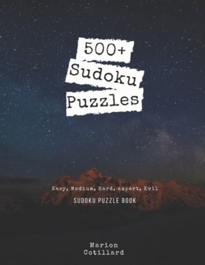 Cover for Marion Cotillard · 500+ sudoku puzzles (Paperback Book) (2020)