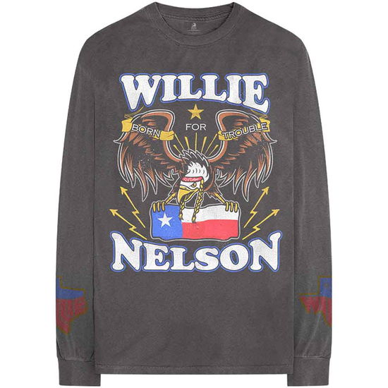 Cover for Willie Nelson · Willie Nelson Unisex Long Sleeve T-Shirt: Texan Pride (Sleeve Print) (CLOTHES)