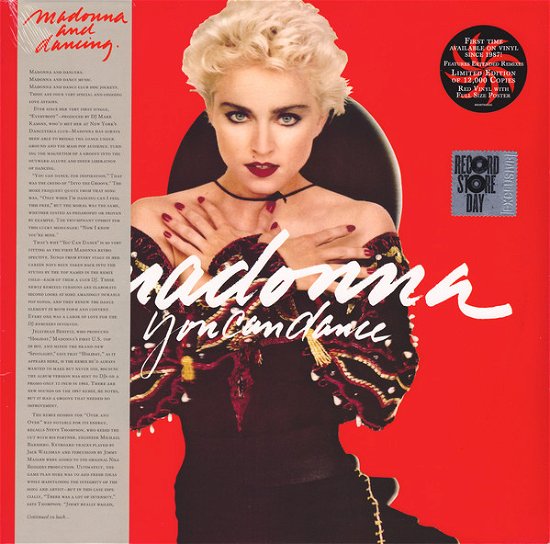 You Can Dance (Red Vinyl) - Madonna - Musik - POP - 0603497862245 - 23. november 2018