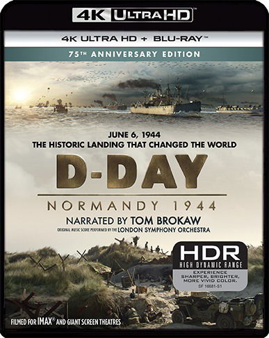 D-day: Normandy 1944 (75th Anniversary Edition) - 4k Ultra Hd - Movies - DOCUMENTARY, WAR - 0826663208245 - May 5, 2020